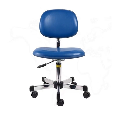 ESD Ergonomic Lab Chair Height Adjustable Anti Static For Cleanroom